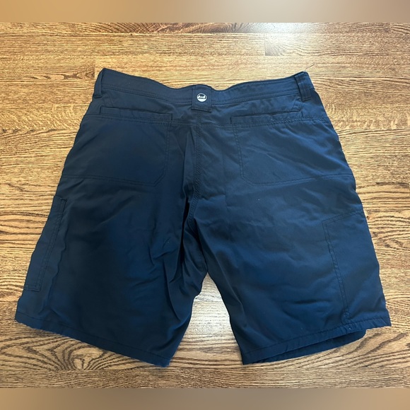 Men’s Gray Nylon Stretch Performance Cargo Hybrid Shorts Quick Dry Size 36 - Picture 5 of 6